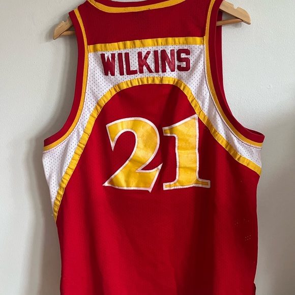 Vintage Dominique Wilkins Jersey / Large / Nike / NBA / Atlanta Hawks - Picture 6 of 13